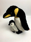 Melissa   Doug 11  Plush Stuffed Emperor Penguin With Baby Princess Soft Toys