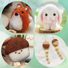 15 Colors Fiber Wool Yarn Spinning Wool Roving For Needle Felting Diy