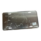 Vintage Walt Disney World Mickey Mouse   Castle Aluminum License Plate 1990s