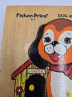 Vintage Fisher-price  511 Dog And Puppies 8 Pieces Wooden Puzzle