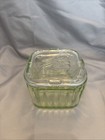 Depression Uranium Green Glass Refrigerator Dish Bottom Anchorhawking