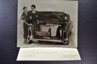 1958 Vauxhall Victor Press Release Cover  3 Photos Super Sedan Original 58