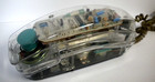 Vintage Clear See Through Universal Landline Telephone Phone 80s 90s Untested