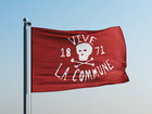Paris Commune 1871 Flag 3x5 Ft   French Socialist Marxist Revolutionary Banner