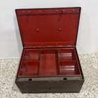 Antique Vintage Strong Box  Vintage Cash Box  Money Box  Safe