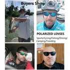New 2025 Polarized Vertex Men Antiglare Fishing Cycling Driving Sport Sunglasses