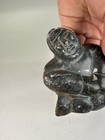 1970s Canada Inuit Eskimo Stone Carved Hunter Sculpture Signed Illegibly
