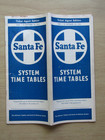 Atsf Santa Fe Timetable  6 6 54  ticket Agent Edition 