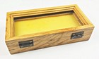 Nice Condition Oak Display Case 10  X 5  X 2 5  Knives Coins Lures Arrowheads