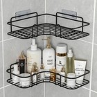Corner Shower Caddy Shelf-triangular Bathroom Bath Storage Organizer Rack Holder