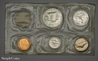 1957 Proof Set Us Mint Silver Coin Lot Original Envelope Coa