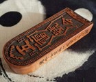 Lightning Struck Jujube Wood Carved Token Dragon Sword Five Thunder Magic Tool