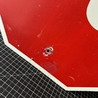 Vintage Aluminum Metal Retired Stop Sign 24x24 Inches Mans Cave Authentic R1-1
