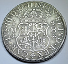 1771 Xf-au Mexico Silver 8 Reales Spanish Colonial Pirate Pillar Dollar Coin
