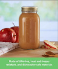 Large 32 Oz Mason Jars 12pk  Regular Mouth Quart Canning Jars And Lids  Bulk Gla