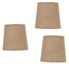 3pcs Burlap Fabric Linen Lampshade Chandelier Lamp Shade