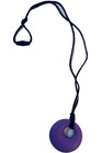 Lil Jumbl Pt001 Baby Teething Pendant Necklace Bpa-free Silicone Purple