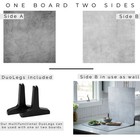 V-flat World Duo Board - 24x24  Double Sided Surface Board  Iced Concrete midnig