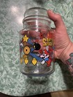 Vintage 1989 Nintendo Super Mario Bros 2 Glass Jar With Lid  Canister Container