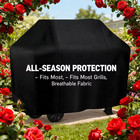 Bbq Gas Grill Cover Barbecue Waterproof Outdoor Heavy Duty Uv Protection 57 Inch