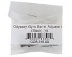 Odyssey Gyro Barrel Adjuster Kit  black silver   4   odb-315-00 