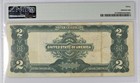 1899  2  mini Porthole  Silver Certificate Note fr-257 Pmg-30