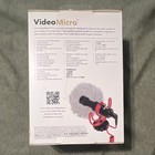 Rode Videomicro On-camera Cardioid Mic 3 5mm Trs Hot cold Shoe Black red