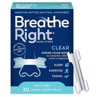 Breathe Right Extra Strength Nasal Strips - 90 Ct Clear For Allergies  Snoring