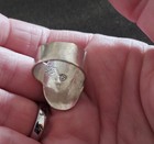 Vintage Made In Mexico Sterling Silver Abalone Ring  Size 6