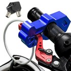 Handlebar Grip Lock Anti Theft Throttle Clutch Brake Lock With Helmet Lock Rope