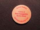 Hudson  New Hampshire Wooden Nickel Token - Benson s Wild Animal Farm Wood Coin