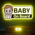 Baby On Board Reflective Sticker  Baby On Board Signs For Car  Safety Signs