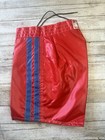 Birdwell Beach Britches Board Shorts Men 30 Red Nylon Swim Trunks Vintage