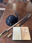 Civil War Hat   Civil War Sword  Civil War Officer Sword Of 1st Lieutenant 