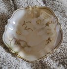 Rs Renhold Schlegenmilch Irredecent Floral Scalloped With Gold Accents Set Of 5