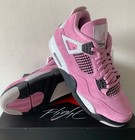 Us Nike Air Jordan 4  orchid  Mid-top Retro Basketball Shoes - Unisex - Pink