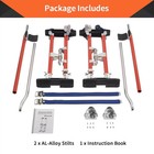 Drywall Stilts 24  -40  inch Red Aluminum Tool Stilt For Painting Painter Taping