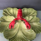Vintage Brad Keeler Lobster Serving Plate Platter 5 Compartment  16    Marked