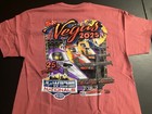Nhra Drag Racing Offical 2025  Vegas 4 Wide Nationals Red Event Shirt Size Large