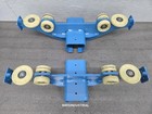Set Of 2 - Gorbel Steel Bridge Crane Rail End Trucks