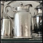Vintage Silver Plate Teapot     insulated    Hotel Pennsylvania Rare