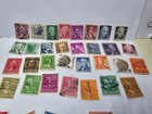 Grandfathers Stamp Collection Lot Mixed United States Vintage Used Stamps