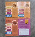 Vintage 1960s Fashion Brochure Mini Catalogs Ken Midge Barbie Lot Of 4 Different
