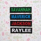  love It   Custom Embroidered Name Tag 4in X 1in Size