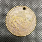 1904 St  Louis World s Fair Official Souvenir Token medal