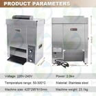 Commercial Burger Buns Toaster Electric Vertical Burger Bread Baking Machine