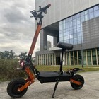 60volt 6000watts Electric  E Scooter Foldable Dual Motor Off Road Seat