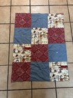 1950s  Baby Cowboy Quilt Western Vibrant Colors Lovely Piece  