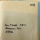 Railroad Negative Southern Railway Sou  6182 2-8-0 Anniston  Al 2 9 36