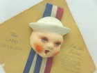 Rare Moc 1940s Hp  Ww2  Navy Sailor Pin Sweetheart Brooch  lulliputian 
